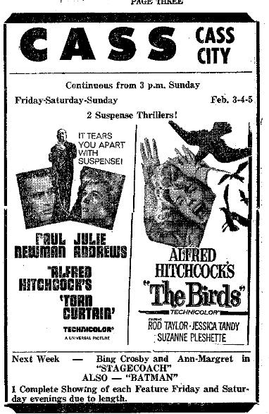 Cass Theatre - Old Ad From James (newer photo)